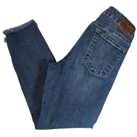 Lucky Brand Lolita Skinny Jeans Womens 8/29 Ankle Cheville Mid Rise Stretch Blue - Picture 4 of 13